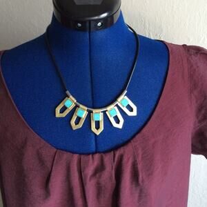 J.Crew Turquoise Detail Necklace